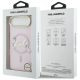 8. Etui Karl Lagerfeld IML Choupettes Karl  Script Logo MagSafe na iPhone Air - różowe