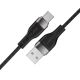 2. Kabel Acefast C11-04 USB-A - USB-C 3A 1,2 m w magnetycznym oplocie - czarny