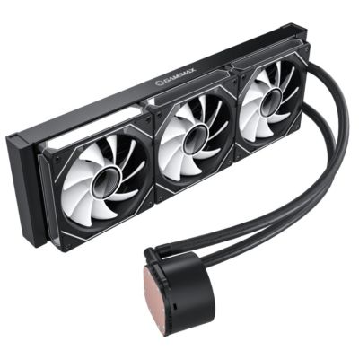 3. GameMax ICEBURG 360 DIGITAL BK system chłodzenia komputerów Procesor Chłodnica cieczy all-in-one 12 cm Czarny 1 szt.