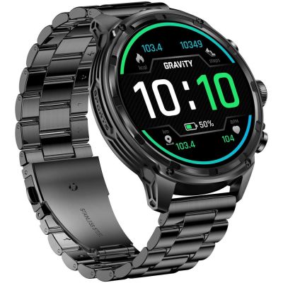 9. Smartwatch Gravity Czarny Pasek + Bransoleta GT41-2