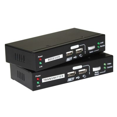 7. Przedłużacz KVM LevelOne KVM-9036 przez IP 2xUSB
