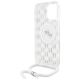 6. Etui Karl Lagerfeld IML Crossbody Monogram Karl & Choupette Head MagSafe na iPhone 16 Pro - przezroczyste