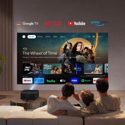 31. Projektor multimedialny Yaber K3 Pro LCD FullHD 1080p z głośnikami JBL i subwooferem - czarny