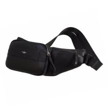 Męska torba saszetka na ramię Aeronautica Militare Sling Bag Czarna - AM-8483