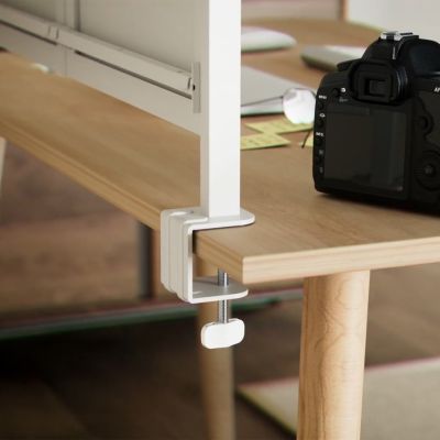 10. Przegroda biurkowa / organizer Ergo Office, max. obciążenie 10kg, biała tablica, szerokość 1116mm, biała, ER-301 W