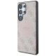 2. Etui Guess 4G Round Patch Classic Logo MagSafe do Samsung Galaxy S25 Ultra różowy
