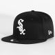 Czapka Full-Cap z daszkiem Chicago New Era Sox modna czarna sportowa