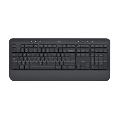 6. Logitech Signature MK650 Combo For Business klawiatura Dołączona myszka Biuro Bluetooth QWERTY Amerykański międzynarodowy Grafitowy