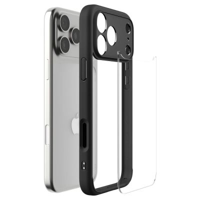 7. Etui Spigen Ultra Hybrid na iPhone 17 Pro Max - czarny mat