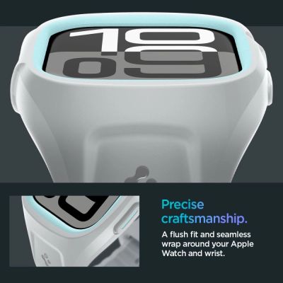 16. Pasek Spigen Liquid Air Pro na Apple Watch 10 46 mm - szary