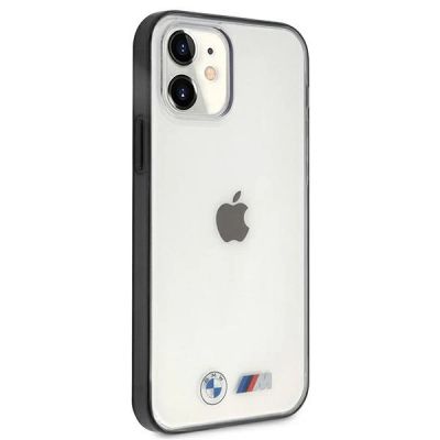 4. Etui BMW Sandblast na iPhone 12 mini - przezroczyste