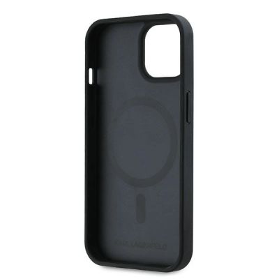 7. Etui Karl Lagerfeld Karl Head MagSafe na iPhone 15 Plus - czarne
