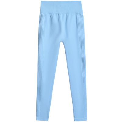 2. Legginsy damskie 4F FNK F420 niebieskie 4FWSS26TFTIF420 33S
