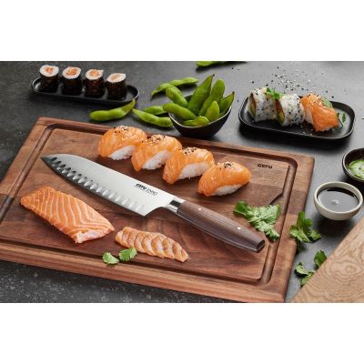 4. GEFU ENNO Deska z drewna orzechowego 37 x 25 cm