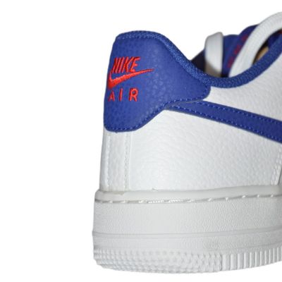 12. Buty damskie Nike Air Force 1 White/Deep royal blue - CT3839-101