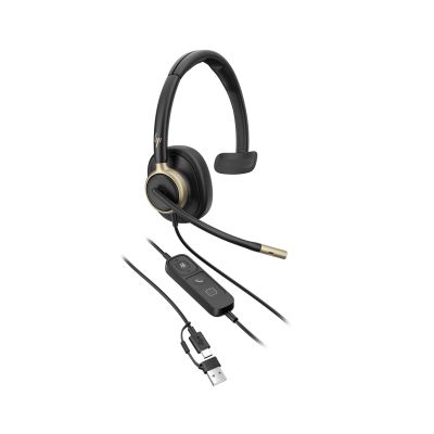 87. Słuchawki przewodowe HP Poly Mission 815 Monaural USB Wired Headset
