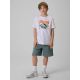 4. T-shirt bawełniany chłopięcy 4F 4FJRSS26TTSHM4171-10S