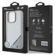 8. Etui BMW M Carbon Tricolor Line MagSafe na iPhone 16 Pro - szare