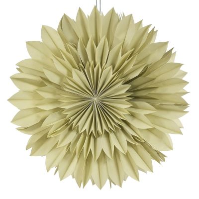 14. GWIAZDA DEKORACYJNA WISZĄCA PAPIEROWA 3D 50CM ZIELONY