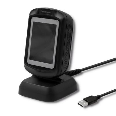 11. QOLTEC CZYTNIK KODÓW KRESKOWYCH STACJONARNY | 1D I 2D | USB