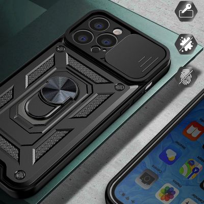6. Hybrid Armor Camshield etui Realme 10 Pro+ pancerny pokrowiec z osłoną na aparat czarne