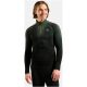 3. Bielizna termoaktywna z długim rękawem Odlo BL TOP turtle neck l/s half zip PERFORMANCE WARM BLACKCOMB zielona