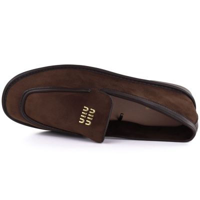 3. Półbuty damskie lordsy zamszowe brązowe Vinceza 62271