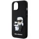 6. Etui Karl Lagerfeld Saffiano Karl & Choupette na iPhone 13 / 14 / 15 - czarne