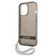 6. Etui Guess Translucent Strap na iPhone 13 Pro / iPhone 13 - czarne