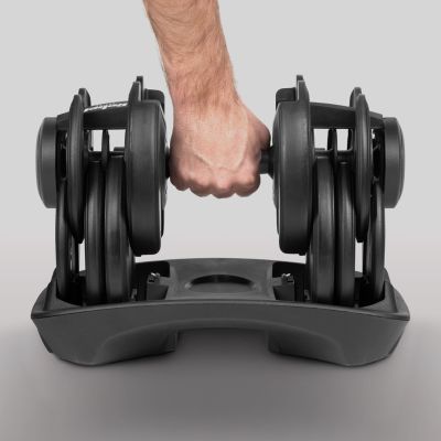 24. Hantel żeliwny regulowany automat 24 kg REBEL ACTIVE