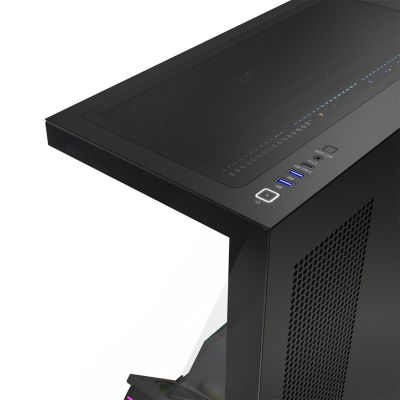 12. MODECOM OBUDOWA VOLCANO STELLAR PLUS ARGB MIDI 8F BLACK