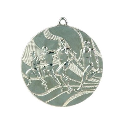 9. Medal srebrny- biegi - medal stalowy