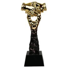 Statuetka uścisk dłoni - podziękowanie A698