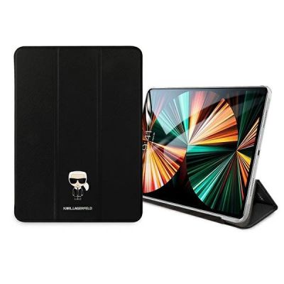 4. Etui Karl Lagerfeld Saffiano Ikonic Karl na iPad 11" Pro 2021 - czarne