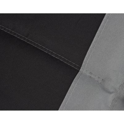 7. LEŻAK OGRODOWY SKŁADANY WIELOFUNKCYJNY 162X52/65X110CM CZARNO SZARY