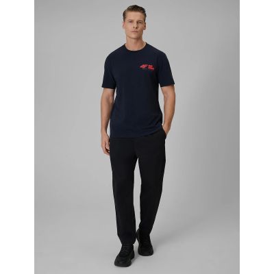3. T-shirt regular gładki męski 4F 4FRSS26TTSHM3992-31S