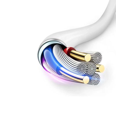 8. Ładowarka Dudao A20EU sieciowa USB-A 18W - biała + kabel USB-A - USB-C