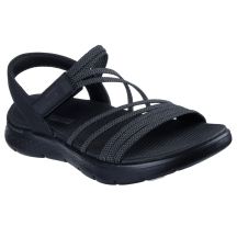 Skechers damskie sandały GO WALK FLEX SANDAL EMMA 141473 BKGY