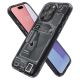 13. Etui Spigen Ultra Hybrid Mag z MagSafe na iPhone 15 Pro - ciemnoszare (wzór Zero One)
