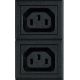2. GEMBIRD LISTWA ZASILAJĄCA RACK (PDU) 10 GNIAZD C13, 1U, 16A, WTYK C20, 2M