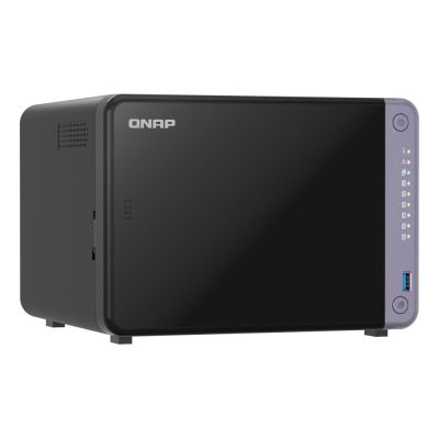 3. Qnap TS-632X-4G, Tower, 6 x 2.5"/3.5" SATA, AnnapurnaLabs Alpine AL524 4C, 4GB (Max. 16GB) DDR4 SODIMM, 2 x 2.5GbE, 2 x 10GbE SFP+, 2 x USB 3.2 Gen, adapter 120W
