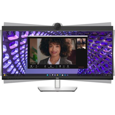 10. Monitor DELL P Series P3424WEB 86,7 cm (34.1") 3440 x 1440 px 4K Ultra HD LCD Czarny
