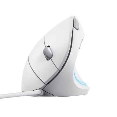 6. Mysz TRUST Verto ERGO vertical ergonomic White