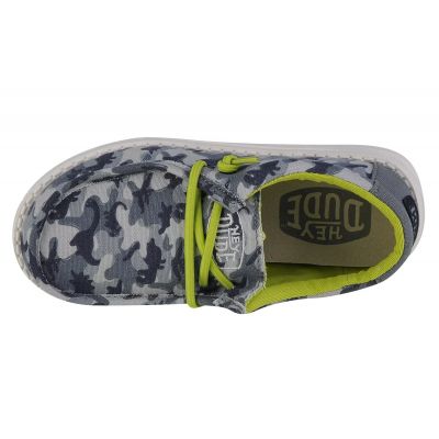 3. Buty Hey Dude Wally Youth Camodino Jr 40043-425