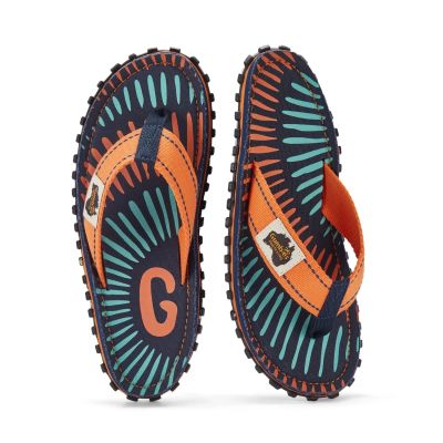 2. Gumbies japonki unisex ISLANDER FLIP-FLOP TANGERINE BURST
