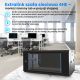 15. Extralink Szafa rack 4U 600x450 Czarna montowana na ścianie