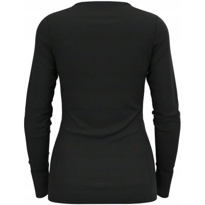 2. Koszulka damska Odlo BL TOP crew neck l/s MERINO 200 roz. M Czarna