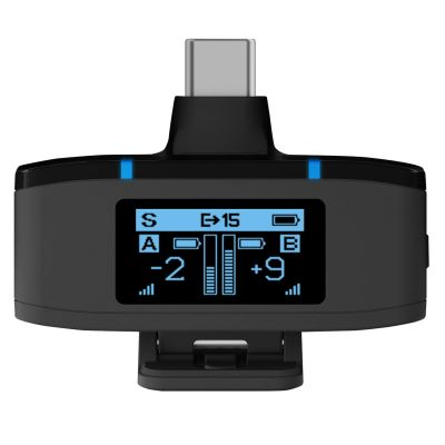 2. Mikrofony krawatowe BOYA BOYAMIC 2-02 bezprzewodowe 2.4 GHz - czarne