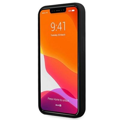 5. Etui Ferrari Silicone na iPhone 13 Pro Max - czarne