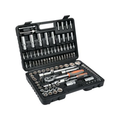 2. Zestaw kluczy 108 elementów 1/2", 1/4" T58685 STHOR